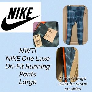 💥NWT - NIKE One Luxe Running Pants -Sz:L